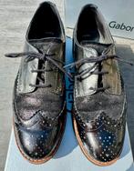 Gabor schoenen maat 4,5G - Zwart leer, Schoenen met lage hakken, Zwart, Gabor, Ophalen of Verzenden