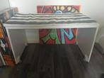 Ikea stuva bank, bureau, zitje met kussen., Ophalen, Gebruikt