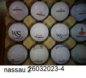 Golfballen Z G A N gebruikt 30 stuks Nassau 26032023, Ophalen of Verzenden, Zo goed als nieuw, Bal(len)