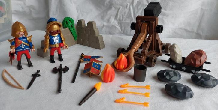 Playmobil 6039 Koninklijke Leeuwenridders Katapult II, Kinderen en Baby's, Speelgoed | Playmobil, Gebruikt, Complete set, Ophalen of Verzenden