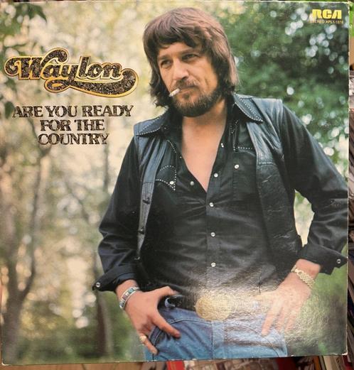 Waylon Jennings: Are you ready for the country (lp), Cd's en Dvd's, Vinyl | Country en Western, Zo goed als nieuw, 12 inch, Ophalen of Verzenden