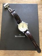 Meistersinger nr 3 automatik, Leer, Staal, Polshorloge, Zo goed als nieuw