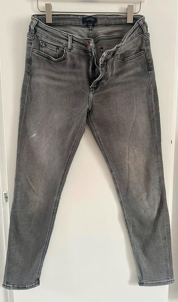Scotch & Soda Amsterdams Blauw Skinny Jeans –, Kleding | Dames, Spijkerbroeken en Jeans, Gedragen, Grijs, Ophalen of Verzenden