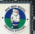 Sticker: MHC Mep Boxtel - Van Geels Systems, Ophalen of Verzenden, Zo goed als nieuw, Bedrijf of Vereniging