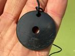 Shungite shungiet hanger donut mineralen, Ophalen of Verzenden, Mineraal