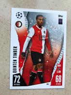 Topps Match Attax 2023 Quinten Timber, Ophalen of Verzenden, Zo goed als nieuw, Feyenoord, Spelerskaart