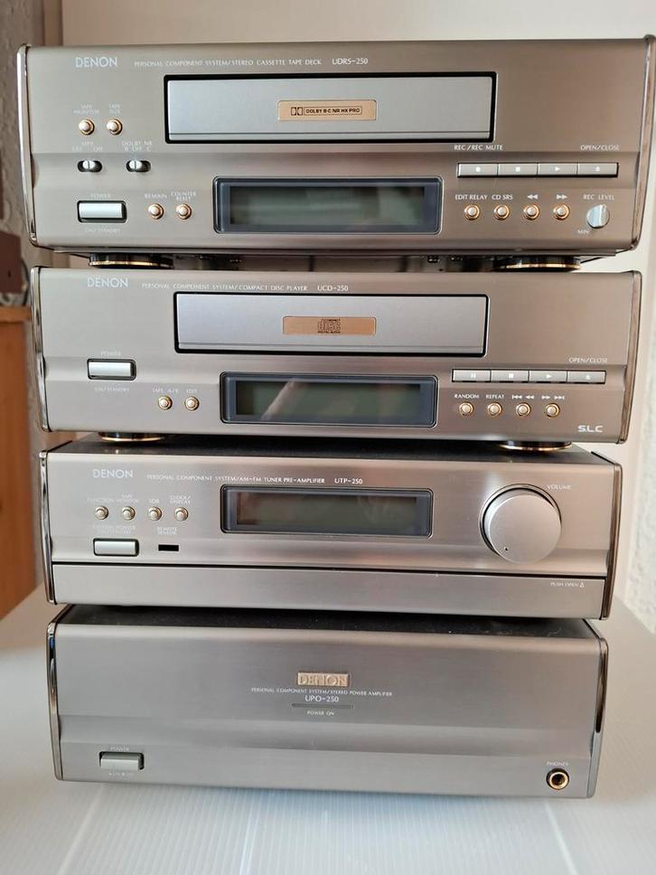 Denon Stereo Set - Uitmuntende Kwaliteit, Audio, Tv en Foto, Stereo-sets, Gebruikt, Cassettedeck, Cd-speler, Tuner of Radio, Denon