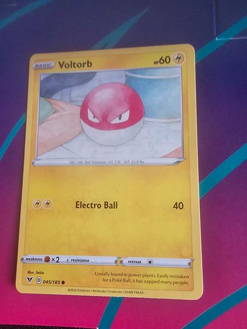 Pokémon kaart - Vivid Voltage - Voltorb 45/185 common, Hobby en Vrije tijd, Verzamelkaartspellen | Pokémon, Nieuw, Losse kaart