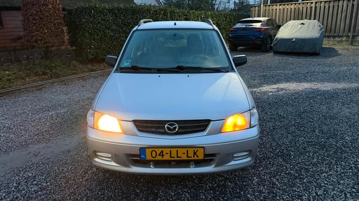 Mazda Demio 1.5 Exclusive 2003 Grijs Apk Airco Stuurbekr, Auto's, Mazda, Bedrijf, Demio, Benzine, D, MPV, Handgeschakeld, Origineel Nederlands