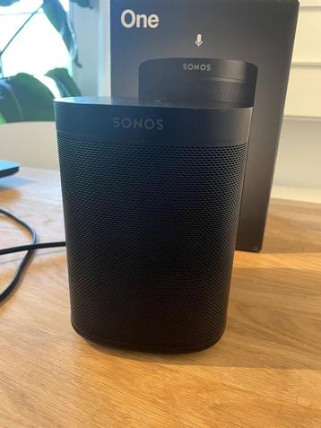 Sonos One Gen 2 (Zwart) - Premium WiFi Speaker beschikbaar voor biedingen