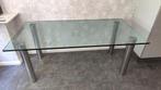 Gratis+transportkosten Tafel Glas 180x90 2 cm dik, Huis en Inrichting, Tafels | Sidetables, Ophalen, Gebruikt, Glas, 150 tot 200 cm