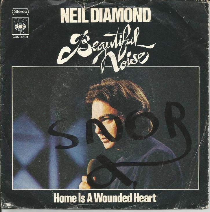 Neil Diamond - Beautiful noise / Home is a wounded heart, Cd's en Dvd's, Vinyl Singles, Single, Pop, 7 inch, Verzenden