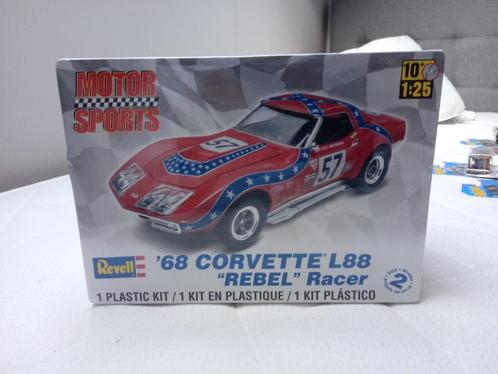 Chevrolet Corvette L88 Rebel Racer '68 1/25 Revell, Hobby en Vrije tijd, Modelbouw | Auto's en Voertuigen, Nieuw, Auto, Groter dan 1:32