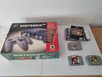 Nintendo 64 boxed met 3 games, Spelcomputers en Games, Games | Nintendo 64, Vanaf 3 jaar, Gebruikt, Ophalen of Verzenden