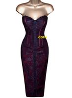 vintage kant jurk karen millen maat 10/38, Maat 38/40 (M), Karen Millen, Zwart, Ophalen of Verzenden