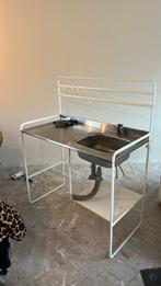 Noodkeuken met wasbak en rek (slechts 4weken gebruikt), Huis en Inrichting, Keuken | Keukenelementen, Ophalen, Gebruikt, 50 tot 100 cm