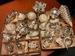 ANTIEKE KERSTBALLEN ZILVER kannetje,lampje,banjo,kerkje enz., Diversen, Kerst, Ophalen of Verzenden, Gebruikt