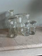 Antieke Apothekersflessen Set, Ophalen of Verzenden