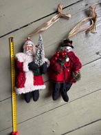 Kerstman en sneeuwpop, Ophalen of Verzenden, Zo goed als nieuw