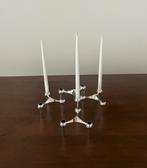 🤎 Modulaire design kandelaar | 4 stuks 🤎 Mid Century, Ophalen of Verzenden, Zo goed als nieuw, Metaal, Minder dan 25 cm