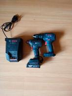 Bosch GSB 18V-50 GDX 18V-1800C, Doe-het-zelf en Verbouw, Gereedschap | Boormachines, Ophalen, Zo goed als nieuw, Boor- en Schroefmachine