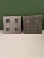 2 stuks wandlampen halogeen, dimbaar, Ophalen of Verzenden, Gebruikt, Metaal, Modern