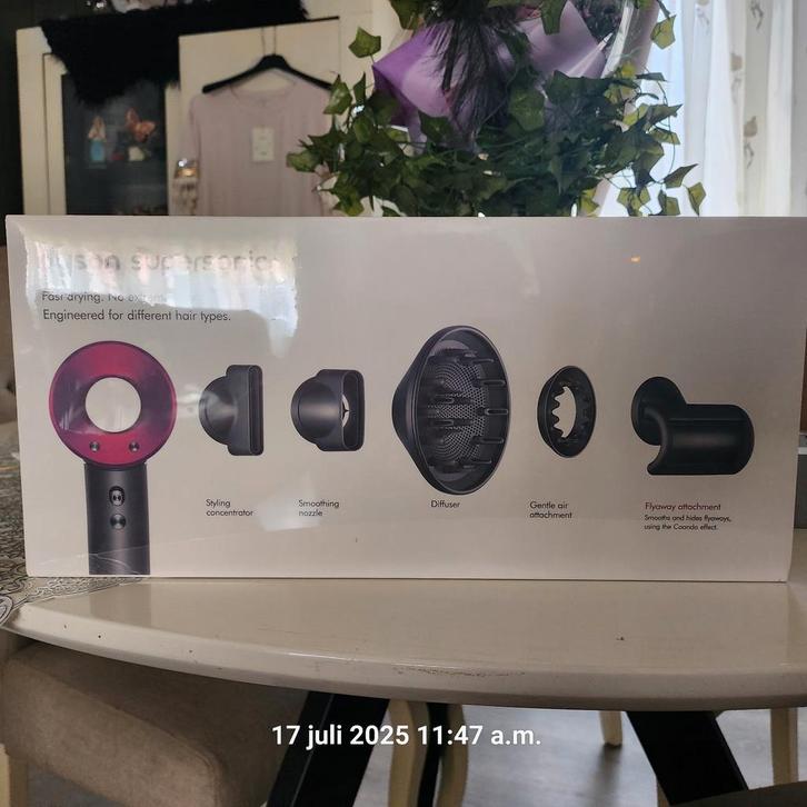 Dyson Supersonic Haardroger - Nieuw in Doos, Witgoed en Apparatuur, Persoonlijke-verzorgingsapparatuur, Nieuw, Haarverzorging