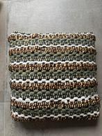 2 Groen/wit/jute sierkussens 50x50cm Loods5, Sieraden, Tassen en Uiterlijk, Ophalen of Verzenden, Zo goed als nieuw