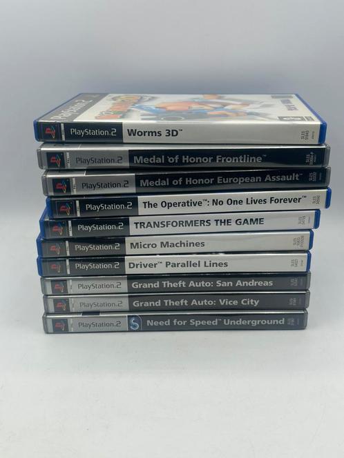 10 verschillende games voor de Playstation 2, Spelcomputers en Games, Games | Sony PlayStation 2, Gebruikt, 1 speler, Ophalen of Verzenden