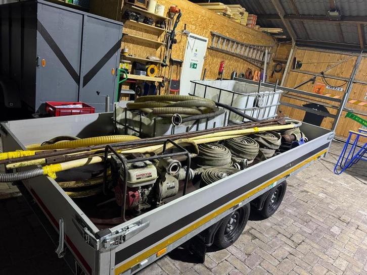 met pomp en slangen, Doe-het-zelf en Verbouw, Buizen en Afvoer, Gebruikt, Ophalen of Verzenden