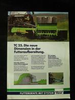 Tractor folder Deutz Fahr TC 25, Boeken, Ophalen of Verzenden, Zo goed als nieuw