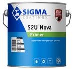 Sigma ( Nova S2U) grond en aflak nieuw voor binnen ral 9010, Nieuw, Verf, Ophalen of Verzenden, Wit