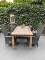 Tuintafel teak 180x90, Ophalen, Gebruikt, Teakhout