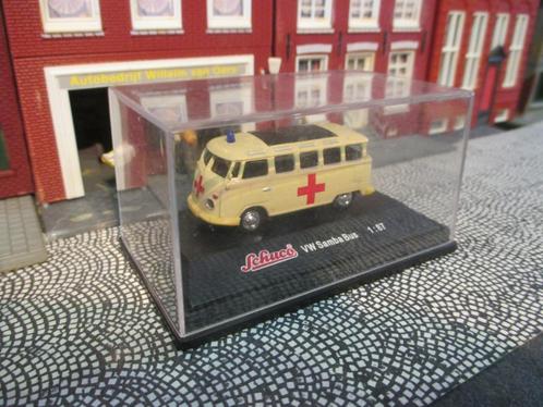 Volkswagen T1 Samba Bus Schuco Ambulance, Hobby en Vrije tijd, Modelauto's | 1:87, Nieuw, Auto, Schuco, Ophalen of Verzenden