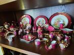 Set limoges porselein rood, Antiek en Kunst, Ophalen