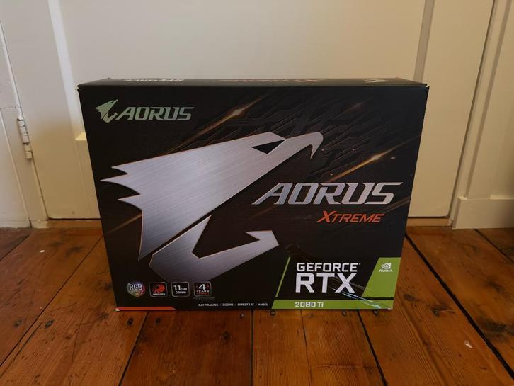 Gigabyte Aorus RTX 2080 Ti 11GB, Computers en Software, Videokaarten, Zo goed als nieuw, Nvidia, PCI-Express 3.0, GDDR6, HDMI