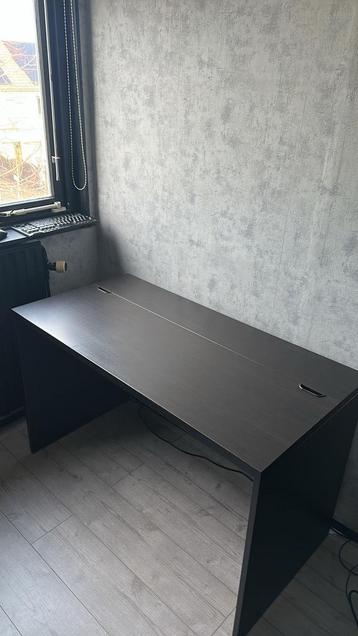 Ikea Malm bureau bruin/zwart - 120x60cm - afbeelding 3