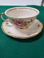 theekop en schotel winterling bloemen decor, Antiek en Kunst, Antiek | Servies los, Ophalen of Verzenden