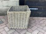 Mand riet groot 50 x 50 x 50, Ophalen, Zo goed als nieuw, Vierkant, Riet