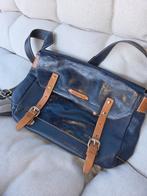 Gigi Fratelli leren handtas vintage, Ophalen of Verzenden, Zo goed als nieuw, Blauw, Handtas