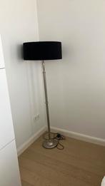 2 idem zwarte met chrome staande lampen goede kwaliteit, Ophalen, Gebruikt, 150 tot 200 cm