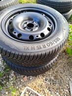 VELG EN BAND 7 setjes vw polo, vw Fox 5x100 15INCH EN 14INCH, Auto diversen, Wieldoppen, Ophalen, Gebruikt