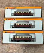 3x arnold bijwagen tram SVB Salzburg N spoor trein 1:160, Arnold, Gelijkstroom, Wagon, Ophalen of Verzenden