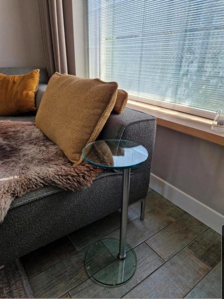 Design bijzettafeltje tafeltje, Huis en Inrichting, Tafels | Bijzettafels, Rond, 45 tot 60 cm, Minder dan 55 cm, Ophalen of Verzenden