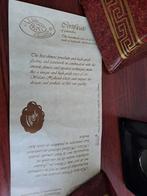 Walart Holland met certificaat van Echtheid kandelaars, Overige materialen, Gebruikt, Ophalen of Verzenden, Rood