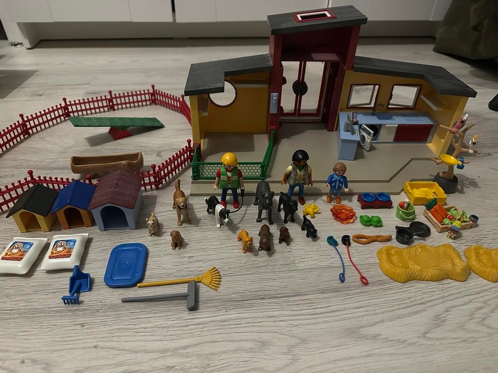 Playmobil Hondenpension - Complete Set, Ophalen of Verzenden, Zo goed als nieuw, Complete set