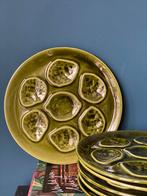 Niderviller set van 6 vintage oesterborden diep groen, Huis en Inrichting, Keuken | Servies, Verzenden, Keramiek, Overige stijlen