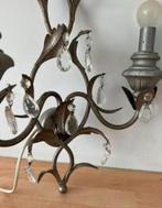 2 Wandlampen met 2 Lichtpunten, Ophalen of Verzenden, Gebruikt, Metaal