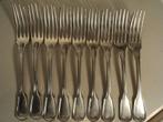 verzilverd vorken 9x, Ophalen of Verzenden