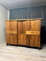 Vintage houten dressoir / ladekast, Huis en Inrichting, Kasten | Ladekasten, Ophalen, Zo goed als nieuw, 3 of 4 laden, Minder dan 100 cm